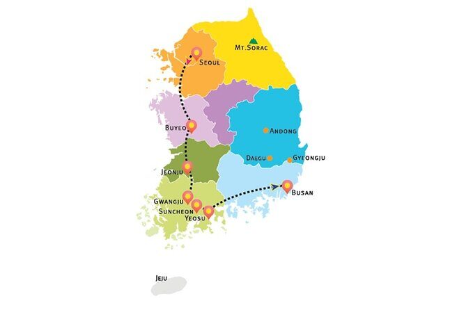 3-Day Korea Western course by K-shuttle Tour from Seoul to Busan - Key Points Worth Your Attention