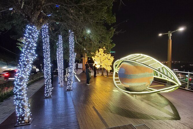 Best Busan night views : Mountain observatory streets - Sky eyes Observatory: looking down at Busan’s night layers