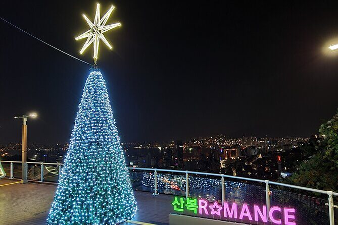 Best Busan night views : Mountain observatory streets - Kim Minbu Observatory: another angle, another kind of night photo