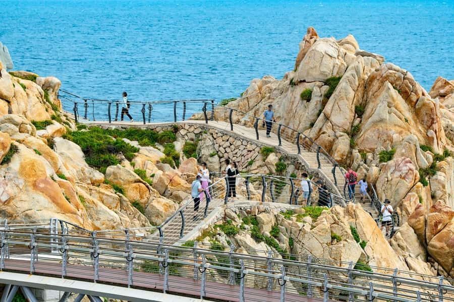 Busan: 7 Highlights Gyeongju City One Day Tour - Ulsan Daewangam Suspension Bridge: a sea-and-rock warm-up