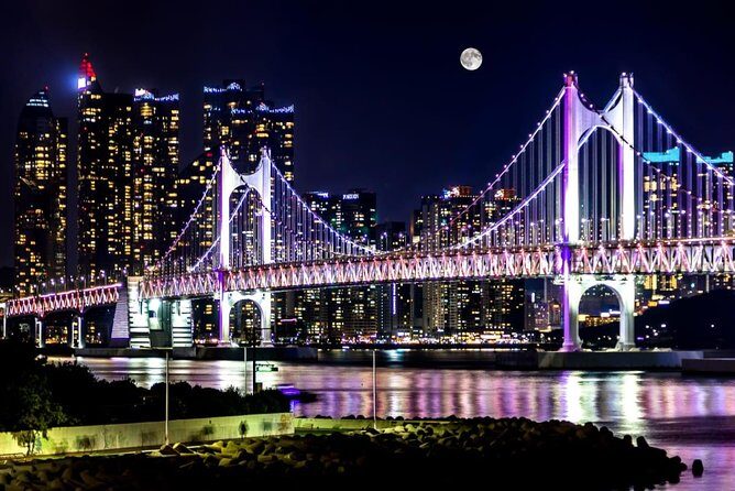 Busan by Night - Marine City: Modern Skyscrapers Up Close Before You Head Back