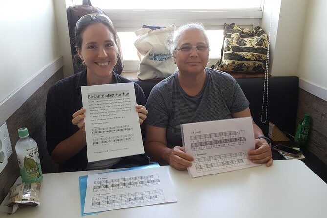 Busan Dialect Class with local snack - Busan Dialect Makes Your Trip Feel Personal