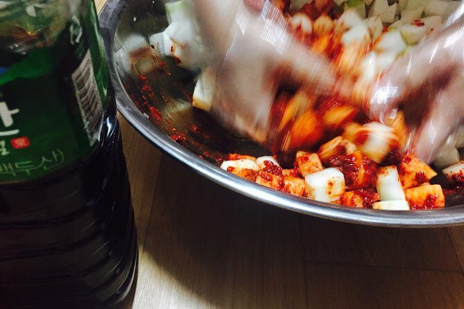 Busan Kkakdugi(Korean radish Kimchi) class with various options - Beach Photo Stop After Cooking: The Pretty Finish