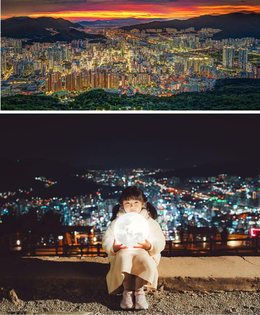 Busan Night Tour & Optional Snapshots - Cheonmasan Observatory views: bridges, ports, and far-off islands