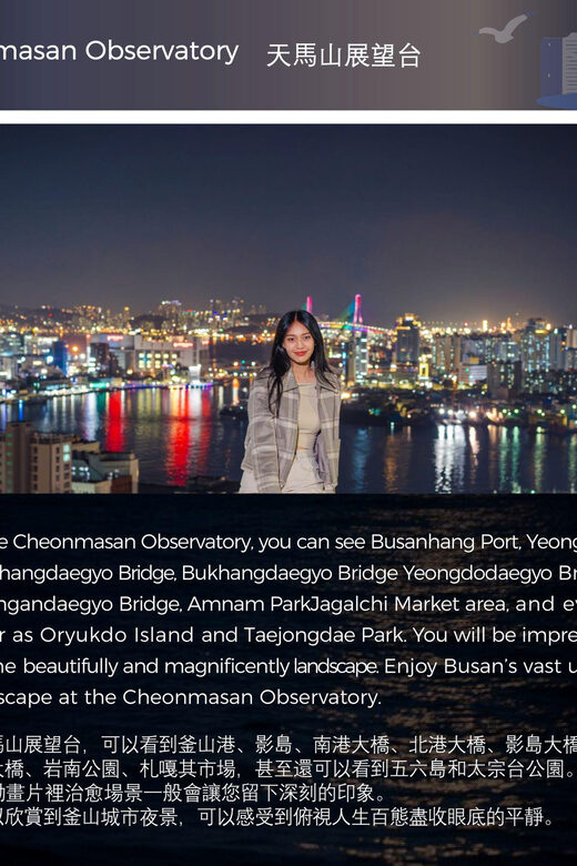 Busan Night Tour & Optional Snapshots - Hwangnyeongsan Viewing Lounge: waiting for the sky to turn red