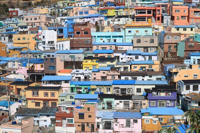 Busan Sightseeing Tour Including Gamcheon Culture Village and Beomeosa Temple - Busan Tower at Yongdusan Park and East Sea views that matter