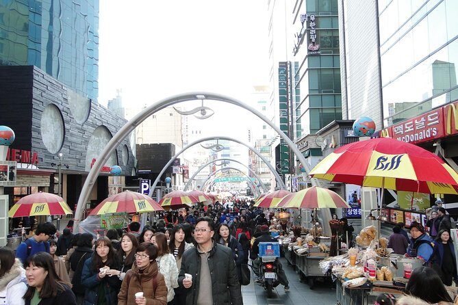 Busan Sightseeing Tour Including Gamcheon Culture Village and Beomeosa Temple - BIFF Square and Gwangbokro: where your day turns into food and street life