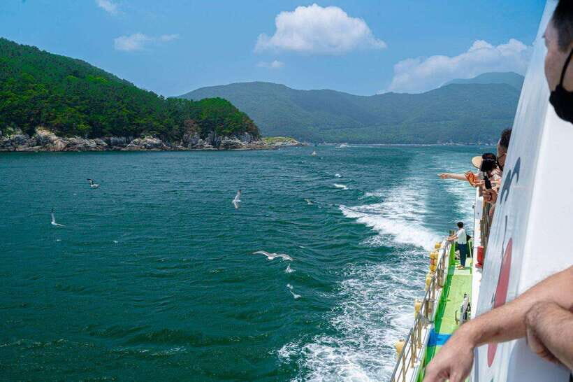 Busan:A2.Hidden Gem Geoje & Oedo Botania Island - Dojangpo 1-gil: the fishing-coast mood that makes the ferry feel real