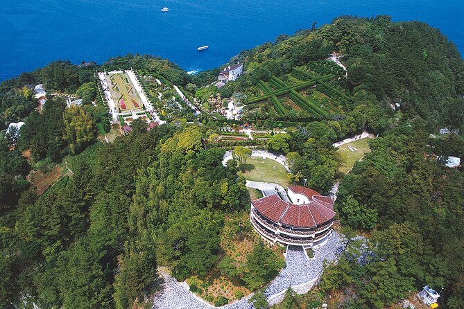 Day trip to beautiful Korean marine national park, Hallyeohaesang - Stop 1: Oedo Botania and the ferry ride to Haegeumgang rocky island
