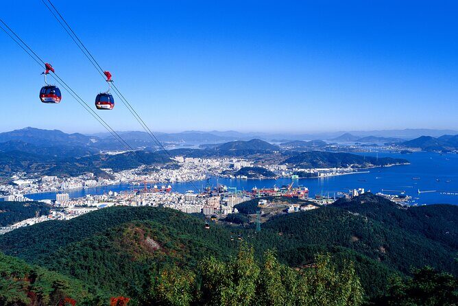 Day trip to beautiful Korean marine national park, Hallyeohaesang - Stop 2: Geoje Panorama Cable Car to Mt. Noja (458m)