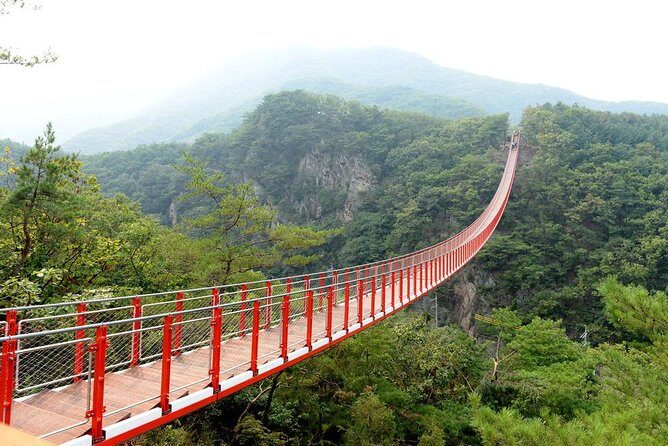 DMZ Tour: 3rd Tunnel, Option(Suspension Bridge, Boat) from Seoul - Suspension Bridge option (Gamaksan Chulleong): a short uphill effort for big views