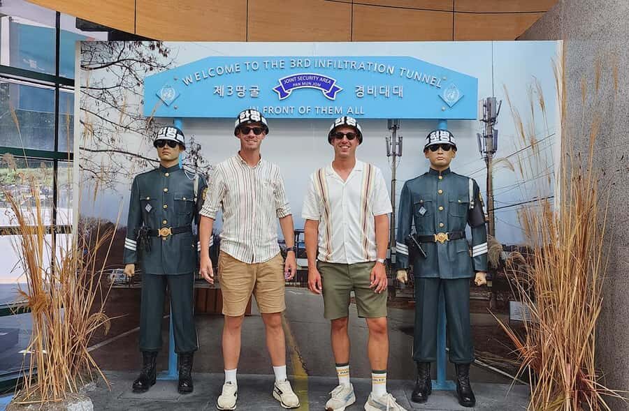 DMZTour from Seoul:3rd Tunnel,North Korea View&UNESCO Valley - Hantan Geopark and Jaein Waterfall: calm after the tension