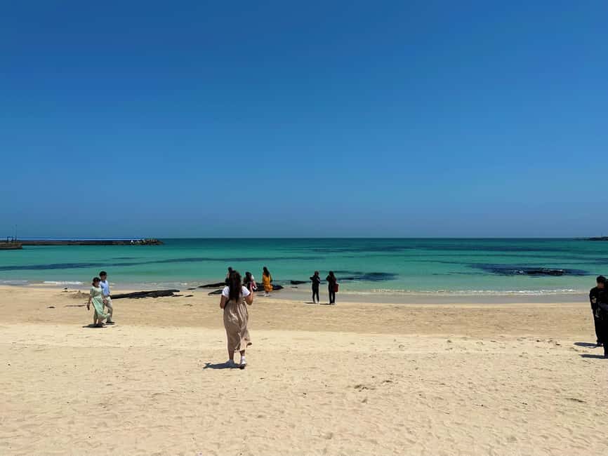 Eastern Jeju Healing UNESCO Small Group Day Tour - Hamdeok Beach: Sea Air and Hallasan in the Background