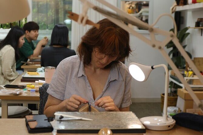 Leather Products Workshop in Seoul - Initials, Engraving, and Making It a Real Gift