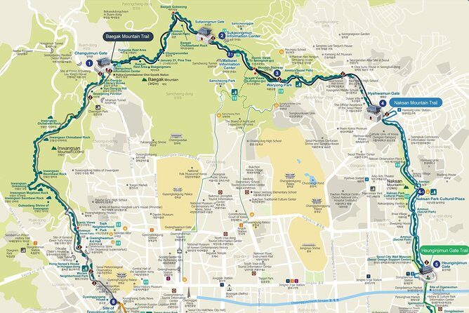 Private Seoul Wall Trekking [Inwangsan, Bugaksan, Naksan Park, N-Seoul Tower] - Why Seoul’s fortress walls feel different from normal sightseeing