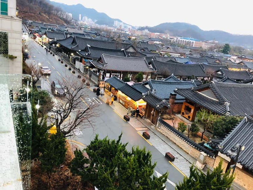Seoul: Maisan Cherry Blossom and Jeonju Hanok Day Tour - Jeonju Hanok Village: wandering among 800+ traditional houses