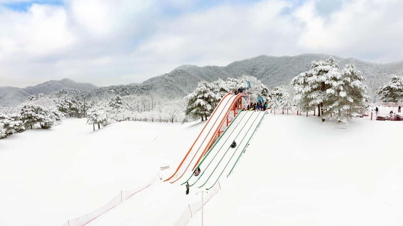 Seoul: Vivaldi Park Winter Ski with Eobi Ice Valley Day Tour - Vivaldi Park Ski World: what 5+ hours on the mountain really means