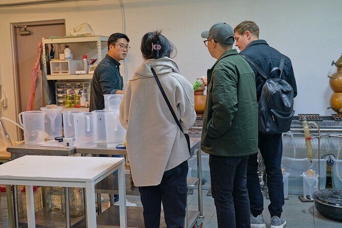 Soju Tasting at Distillery - story of 3 pigs - Group size and the social vibe: small, chatty, and real