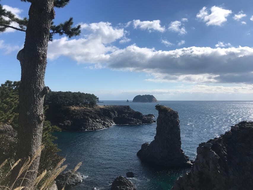 West of Jeju island Bus Tour from Seogwipo city, Jeju island - Aewol Cafe Street and Handam-style coastal walking: coffee with sea air
