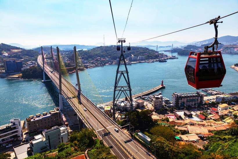 Yeosu: Private Taxi Car Private Charter Tour - Your 5-hour Yeosu route: black sand beach, Odongdo, then the cable car